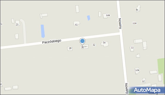 Węgrów, Paczóskiego Edwarda, 30, mapa Węgrów