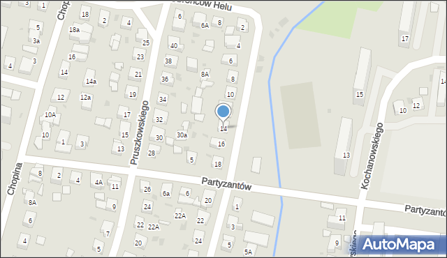 Wejherowo, Panek Stanisławy i Kazimiery, 14, mapa Wejherowo