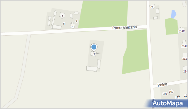 Wielgolas Duchnowski, Panoramiczna, 3, mapa Wielgolas Duchnowski