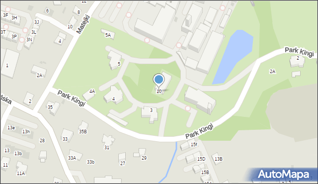 Wieliczka, Park Kingi, 10, mapa Wieliczka