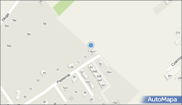 Wieliczka, Pasternik, 75, mapa Wieliczka