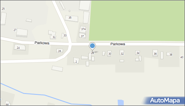 Wieniec, Parkowa, 28, mapa Wieniec