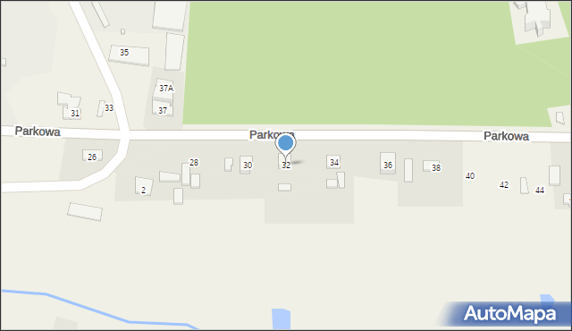 Wieniec, Parkowa, 32, mapa Wieniec