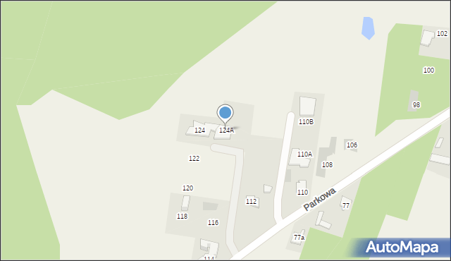 Wiktorów, Parkowa, 124A, mapa Wiktorów