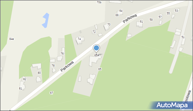 Wiktorów, Parkowa, 65A, mapa Wiktorów