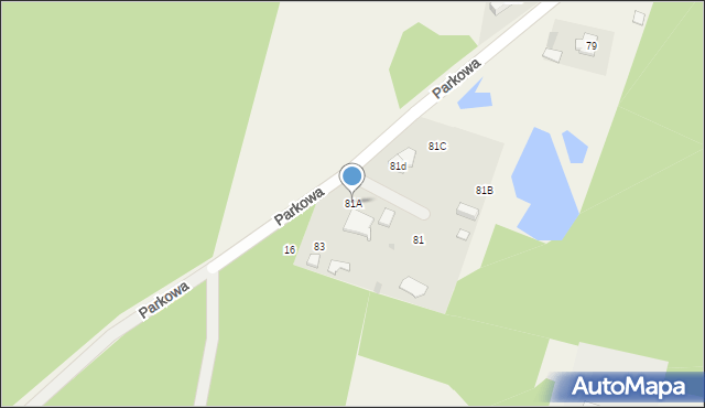 Wiktorów, Parkowa, 81A, mapa Wiktorów