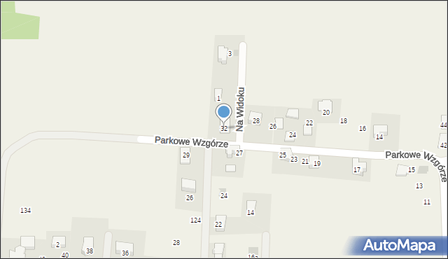 Wilczkowice, Parkowe Wzgórze, 32, mapa Wilczkowice