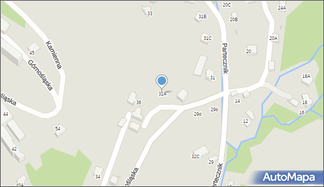 Wisła, Partecznik, 31A, mapa Wisła