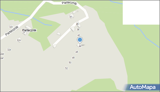 Wisła, Partecznik, 44, mapa Wisła