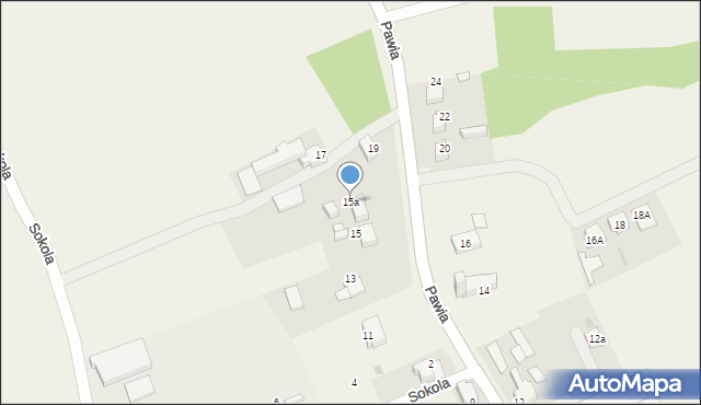 Wisła Mała, Pawia, 15a, mapa Wisła Mała
