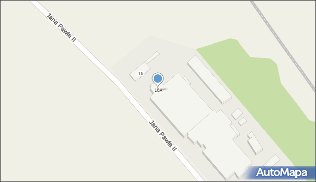 Witkowo Pierwsze, Papieża Jana Pawła II, 16A, mapa Witkowo Pierwsze