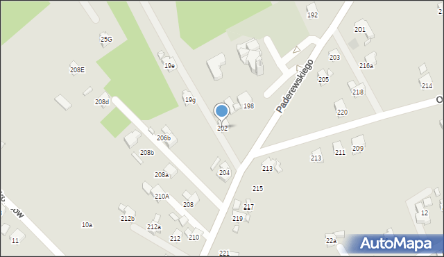 Wodzisław Śląski, Paderewskiego Ignacego Jana, 202, mapa Wodzisławia Śląskiego