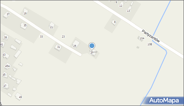 Wojcieszków, Parkowa, 27, mapa Wojcieszków