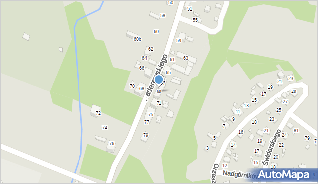 Wojkowice, Paderewskiego Ignacego Jana, 69, mapa Wojkowice