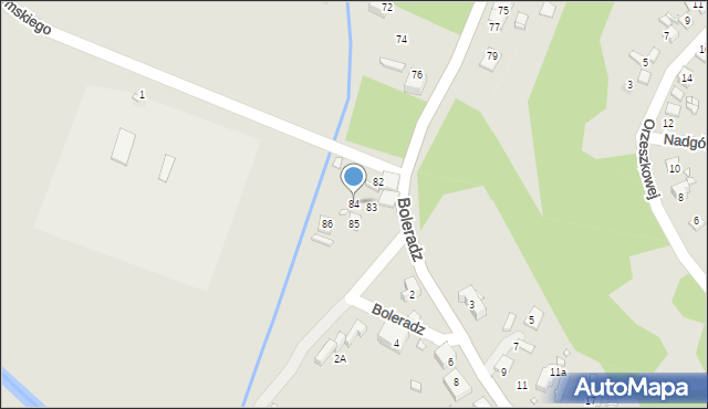 Wojkowice, Paderewskiego Ignacego Jana, 84, mapa Wojkowice