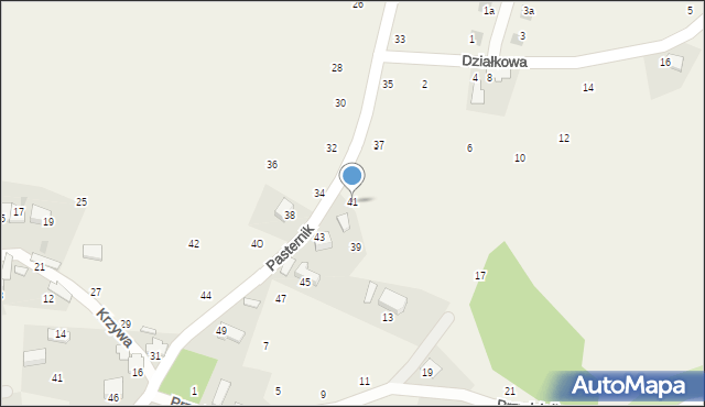 Wola Filipowska, Pasternik, 41, mapa Wola Filipowska