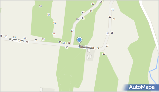 Wola Kalinowska, Parkowa, 28, mapa Wola Kalinowska