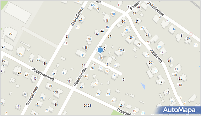 Wrocław, Pawłowicka, 33, mapa Wrocławia