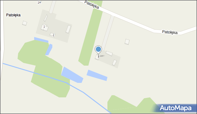 Wygoda, Patołęka, 3, mapa Wygoda