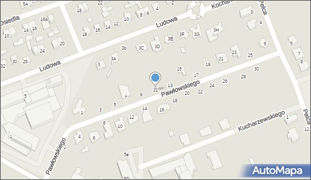 Wysokie Mazowieckie, Pawłowskiego Edmunda, 11, mapa Wysokie Mazowieckie