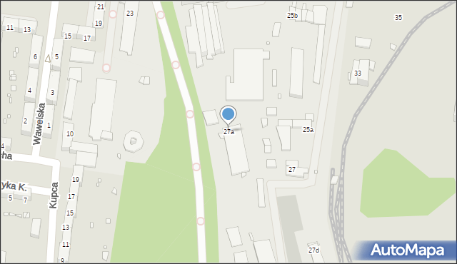 Zabrze, Pawliczka Alojzego, 27a, mapa Zabrza