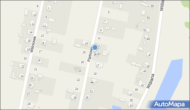 Zajezierze, Parkowa, 15, mapa Zajezierze