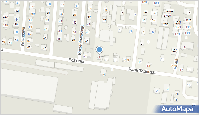 Zaścianki, Pana Tadeusza, 1, mapa Zaścianki