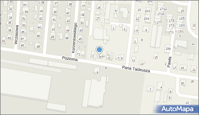 Zaścianki, Pana Tadeusza, 3, mapa Zaścianki