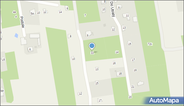 Żelechów, Parkowa, 11, mapa Żelechów