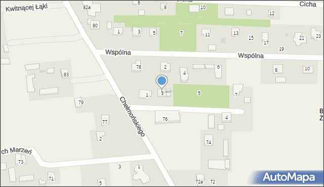 Żelechów, Pastelowa, 3, mapa Żelechów