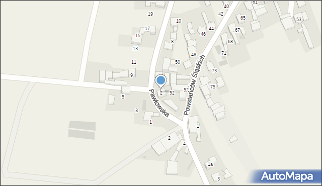 Żerdziny, Pawłowska, 2, mapa Żerdziny