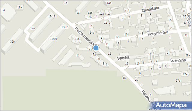 Zgierz, Parzęczewska, 7, mapa Zgierz