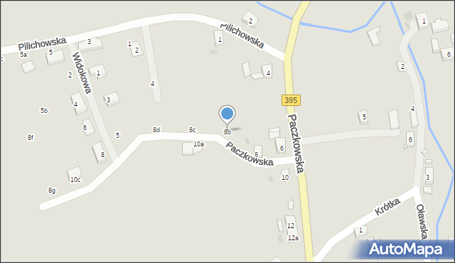 Ziębice, Paczkowska, 8b, mapa Ziębice