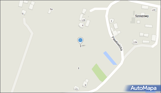 Żory, Pawłowicka, 6, mapa Żor