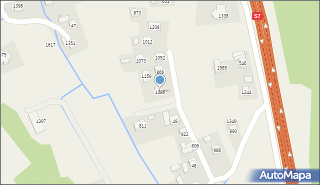 Pcim, Pcim, 1386, mapa Pcim