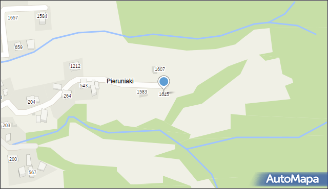 Pcim, Pcim, 1645, mapa Pcim