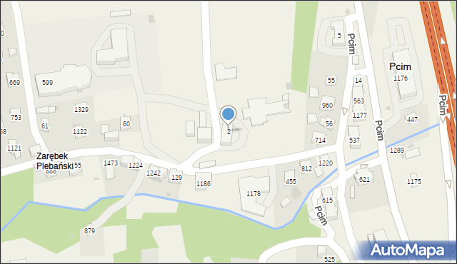 Pcim, Pcim, 2, mapa Pcim