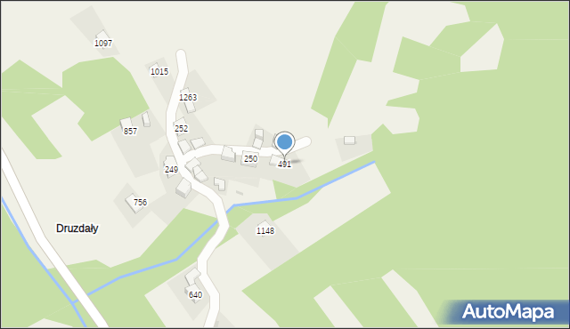 Pcim, Pcim, 491, mapa Pcim