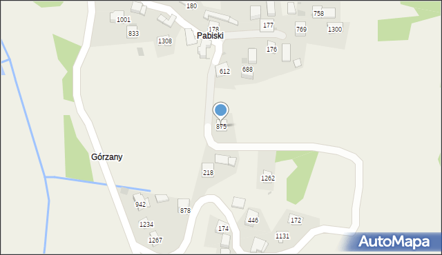 Pcim, Pcim, 875, mapa Pcim