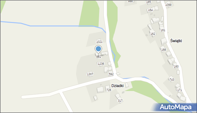 Pcim, Pcim, 881, mapa Pcim