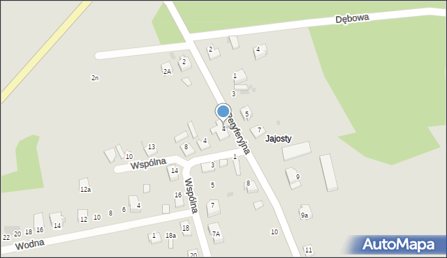 Bieruń, Peryferyjna, 4, mapa Bieruń