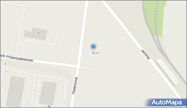 Bydgoszcz, Petersona Ernsta, 7l, mapa Bydgoszczy