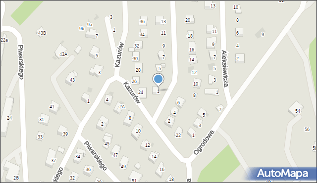 Iwonicz-Zdrój, Penara Wojciecha, 1, mapa Iwonicz-Zdrój