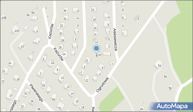 Iwonicz-Zdrój, Penara Wojciecha, 8, mapa Iwonicz-Zdrój