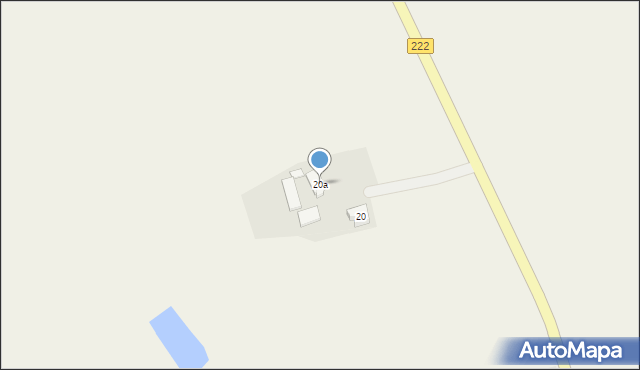 Janowo, Pelplińska, 20a, mapa Janowo