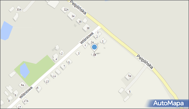 Janowo, Pelplińska, 4a, mapa Janowo