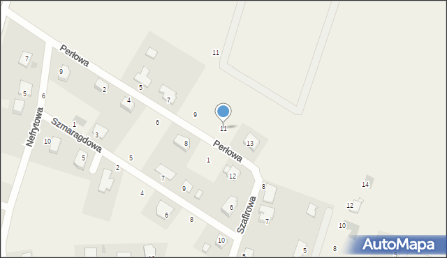 Jordanów Śląski, Perłowa, 11, mapa Jordanów Śląski