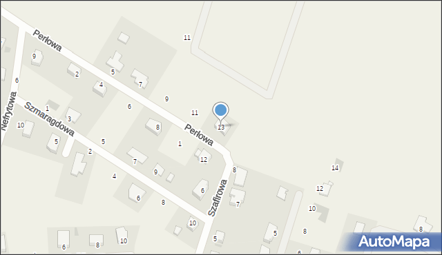 Jordanów Śląski, Perłowa, 13, mapa Jordanów Śląski