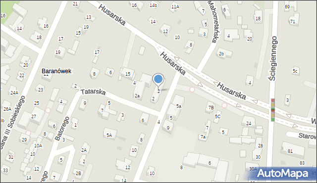 Kielce, Petyhorska, 2, mapa Kielc