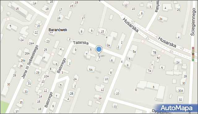 Kielce, Petyhorska, 3, mapa Kielc